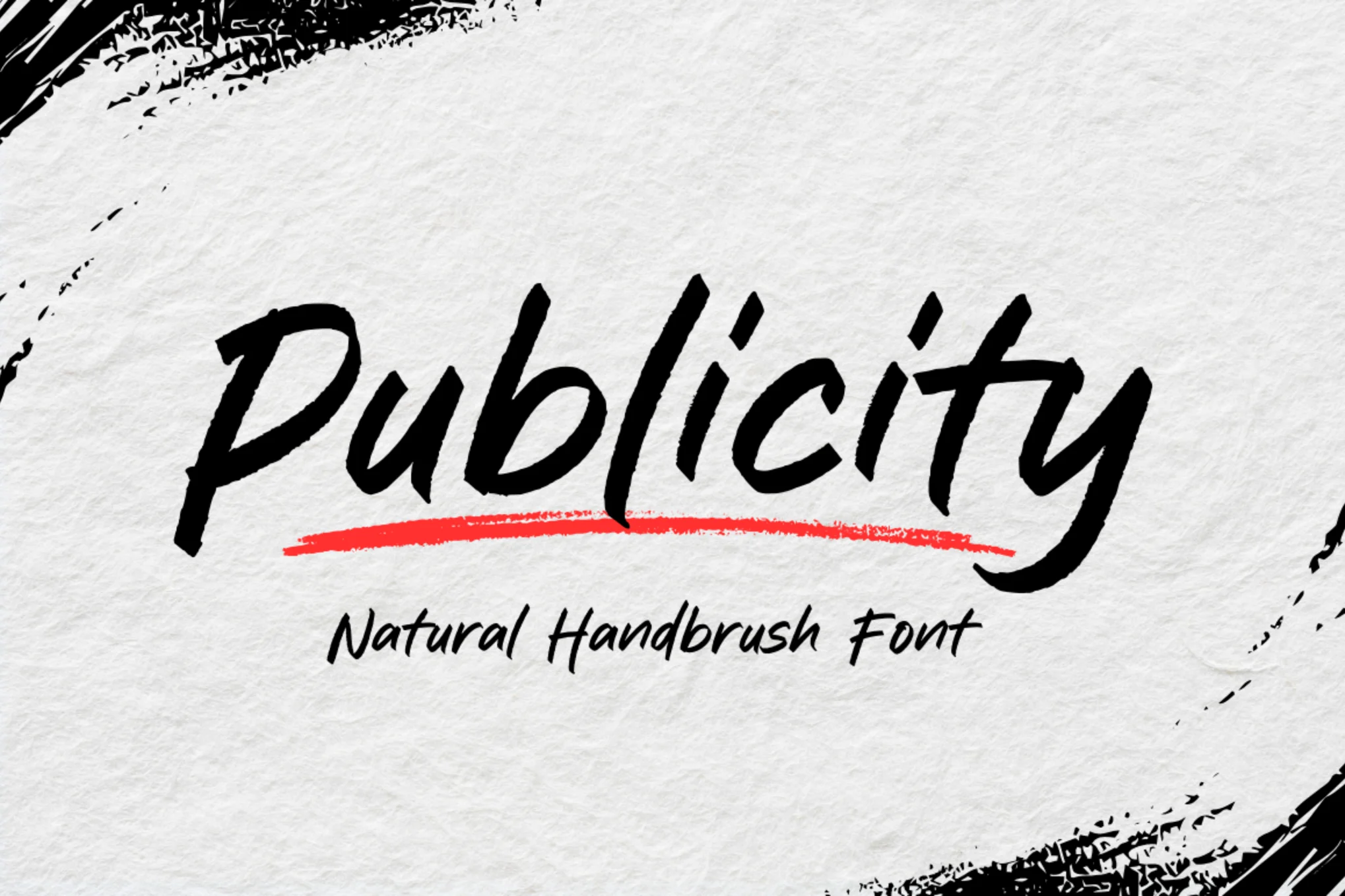 Publicity - Minimal Brush Font