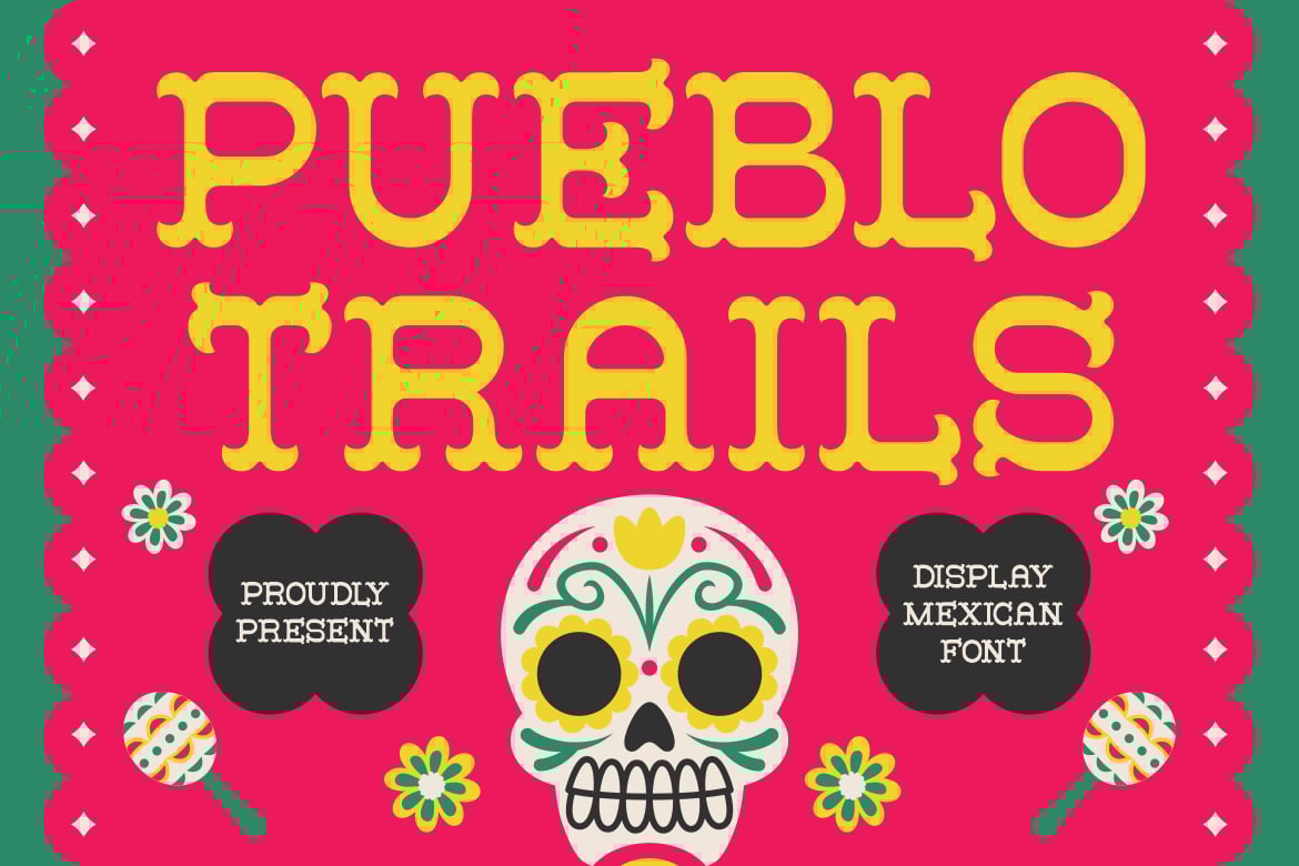 Pueblo Trails - Stylish Mexican Font