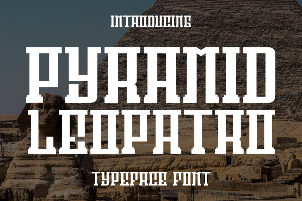 15+ Best Egyptian Fonts (Ancient Egyptian Style Letters & Hieroglyphics ...