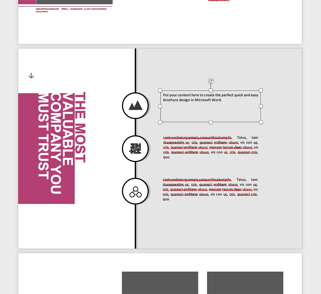 quick-brochure-design How to Make a Booklet in Word (With an Easy Template) design tips  
