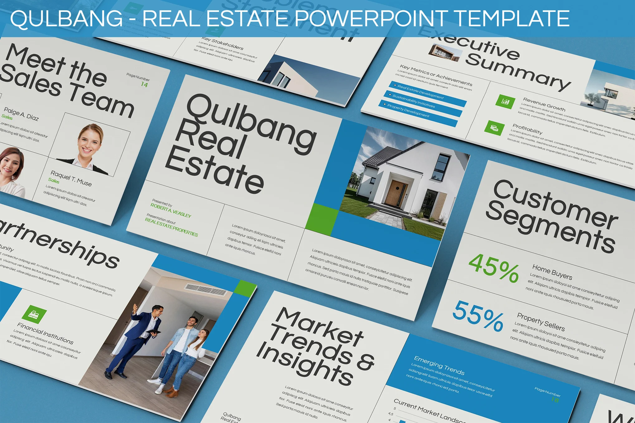 Qulbang - Real Estate PowerPoint Template