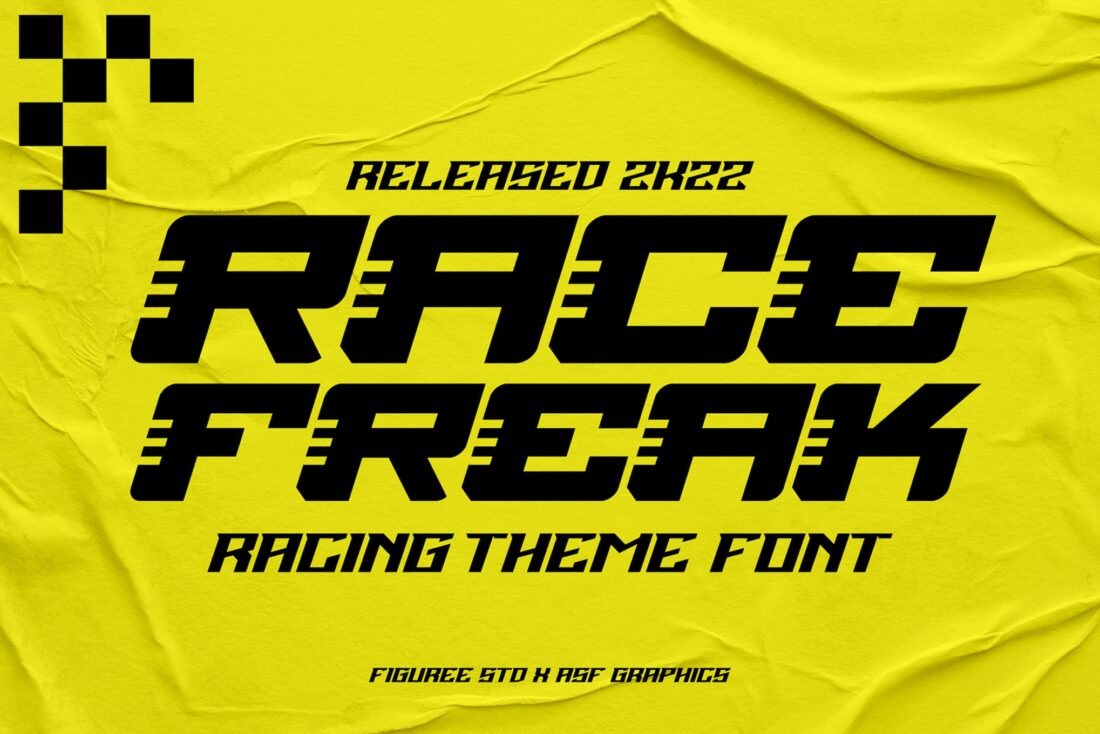 25+ Best Racing Fonts (Racing Number, Script Fonts & More) | Design Shack