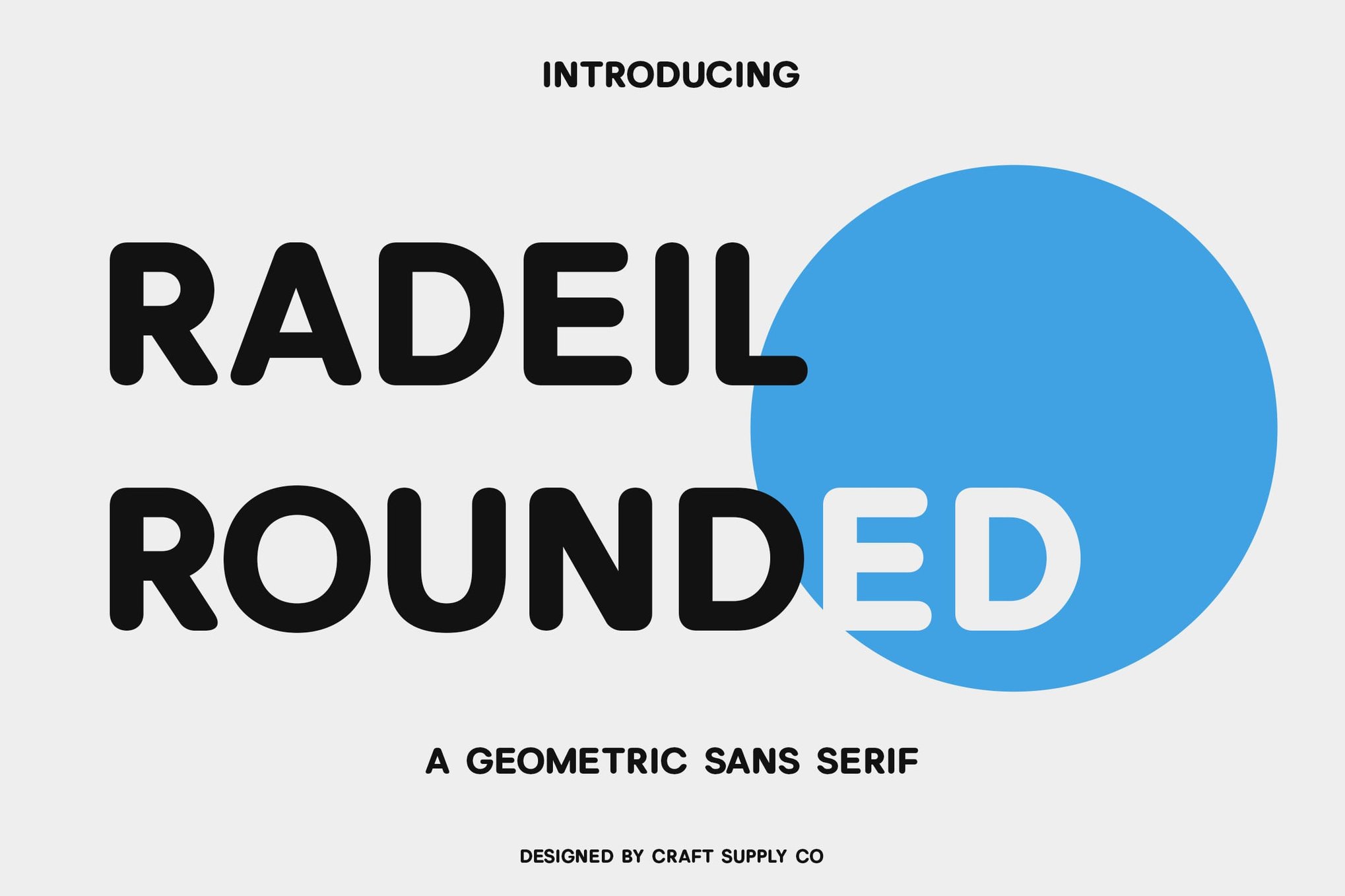 Radeil Rounded - Clean Rounded Font
