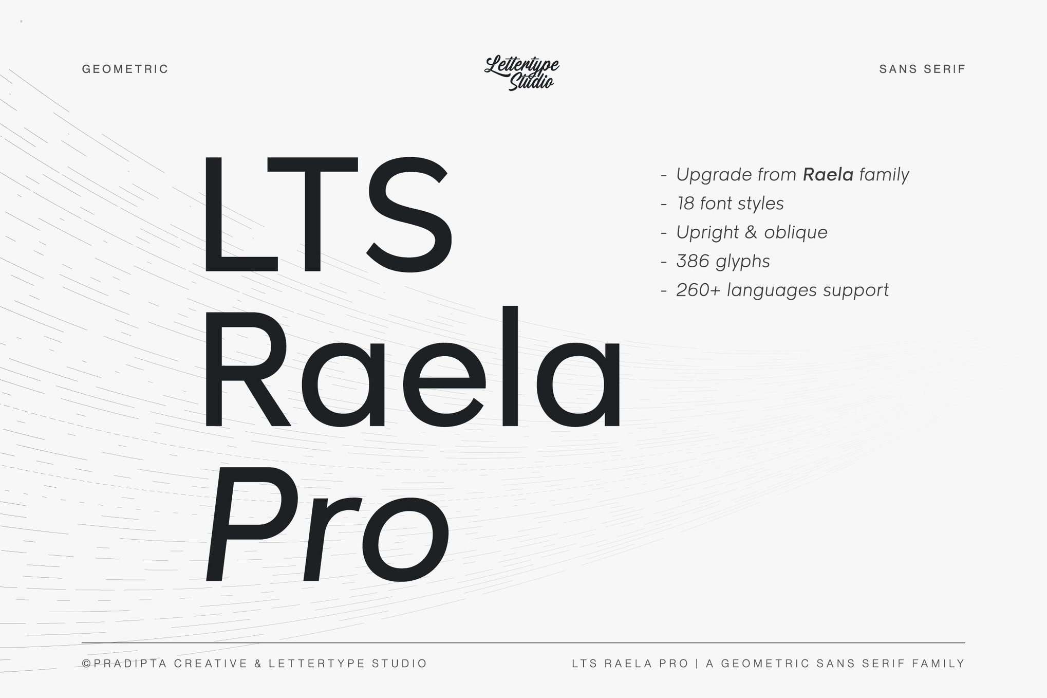Raela Pro - Geometric Small Text Font Family