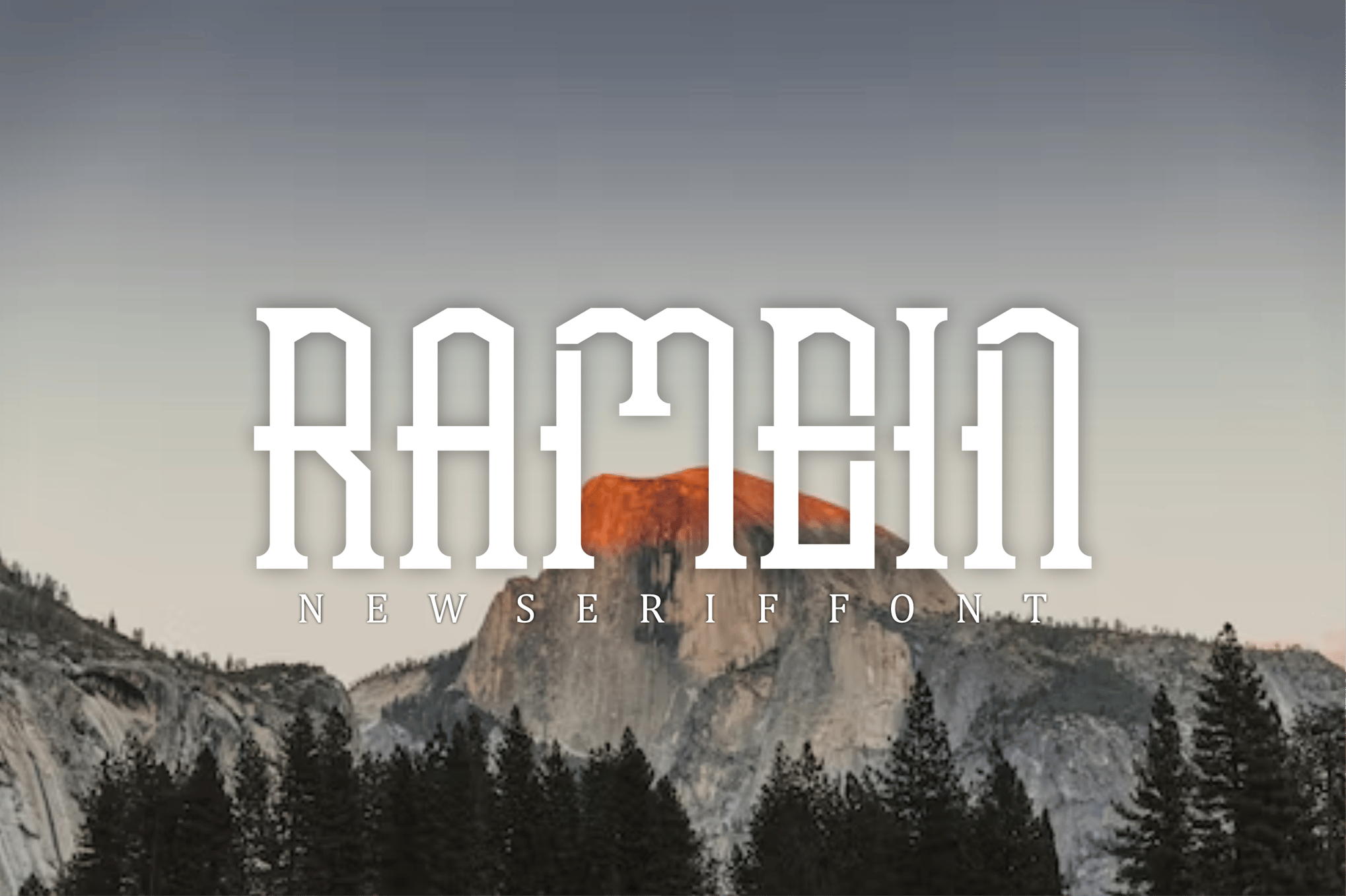 Ramein - Unique Serif Font for Logos