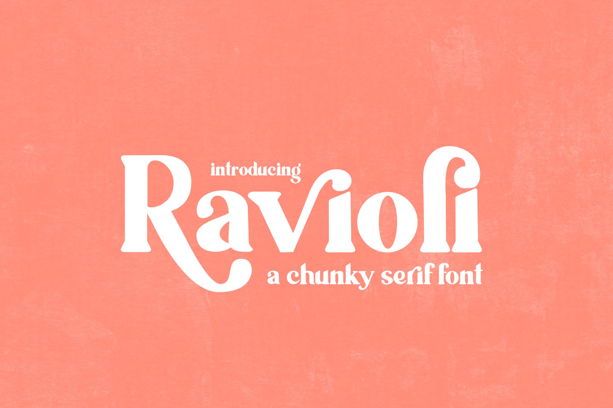 Ravioli - Chunky Rounded Serif Font
