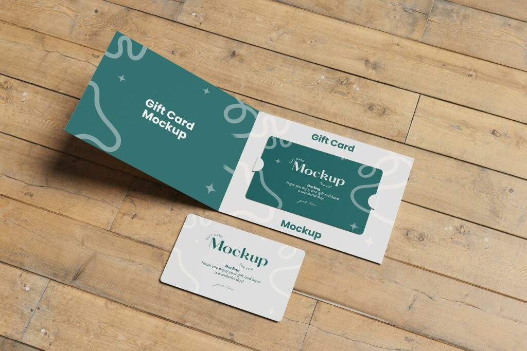 40+ Gift Card Mockup Templates (Free & Pro) | Design Shack