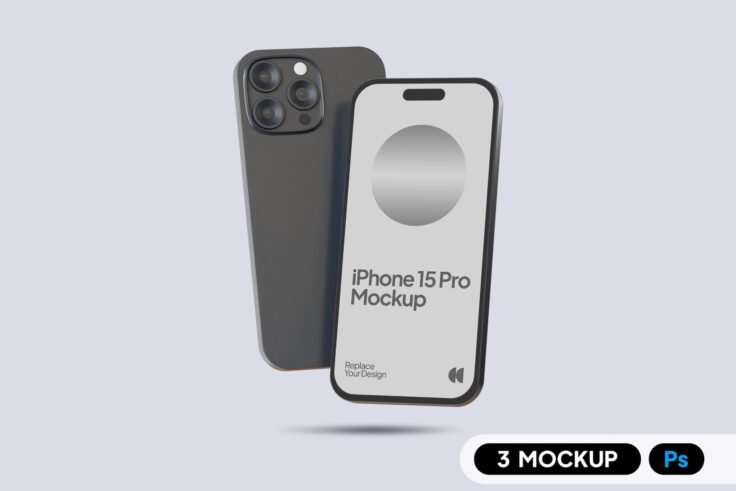 View Information about Realistic iPhone 15 Pro Mockups