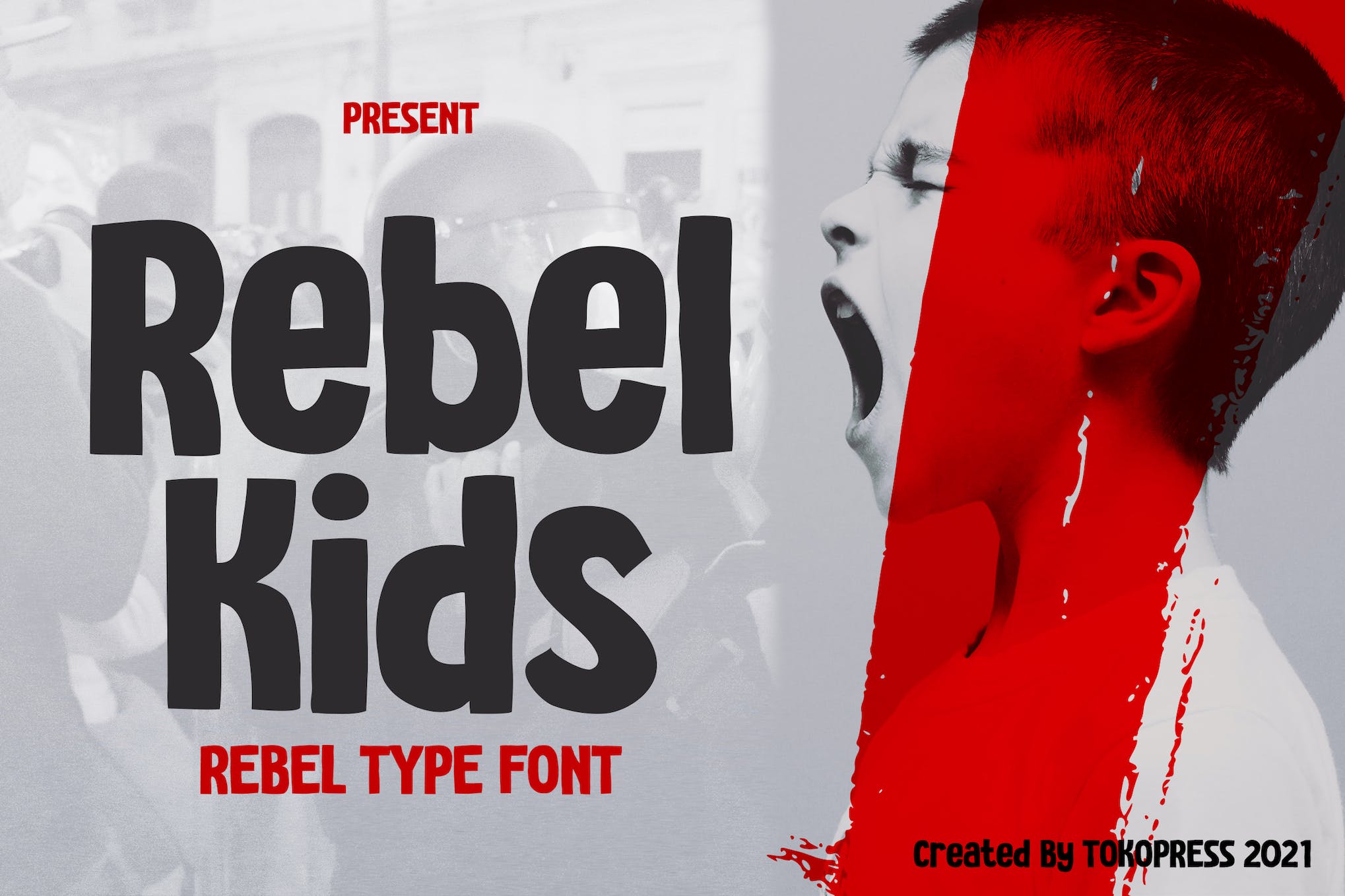 Rebel Kids - Modern Punk Font