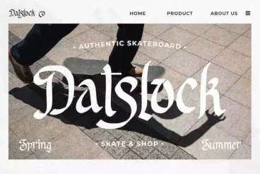 First alternate image for Reclaim Glory Font