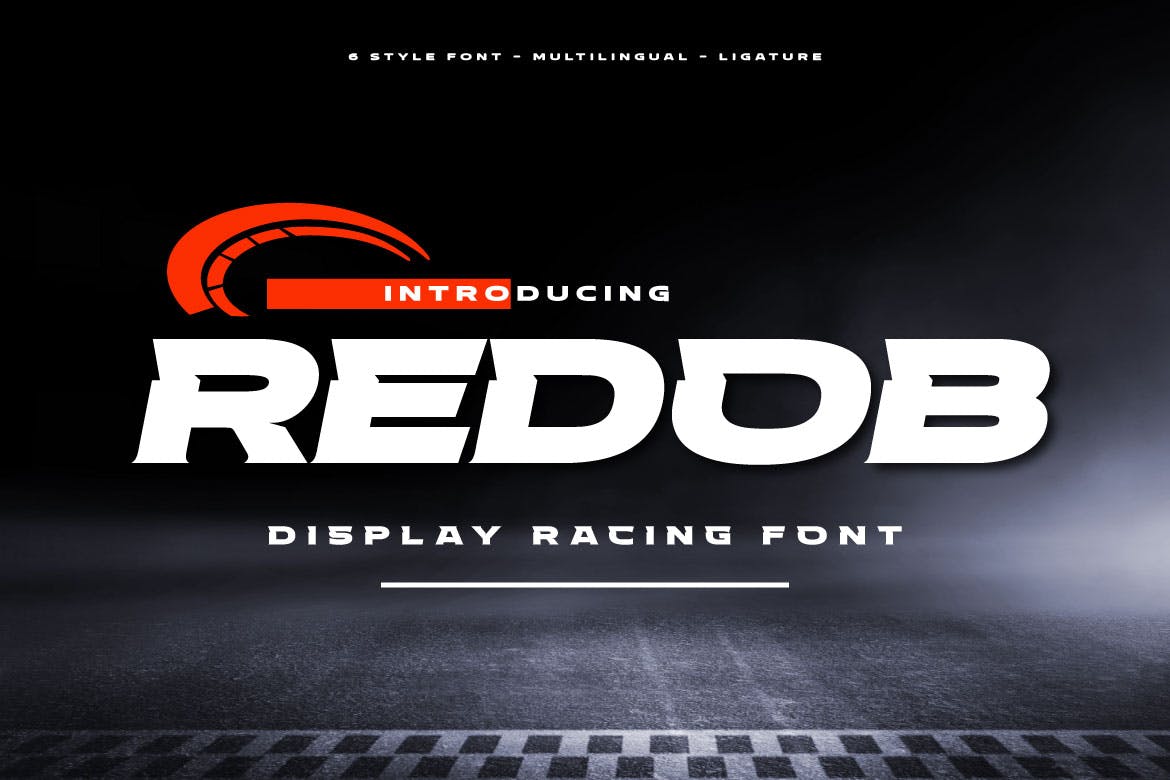 REDOB - Sport Racing Font