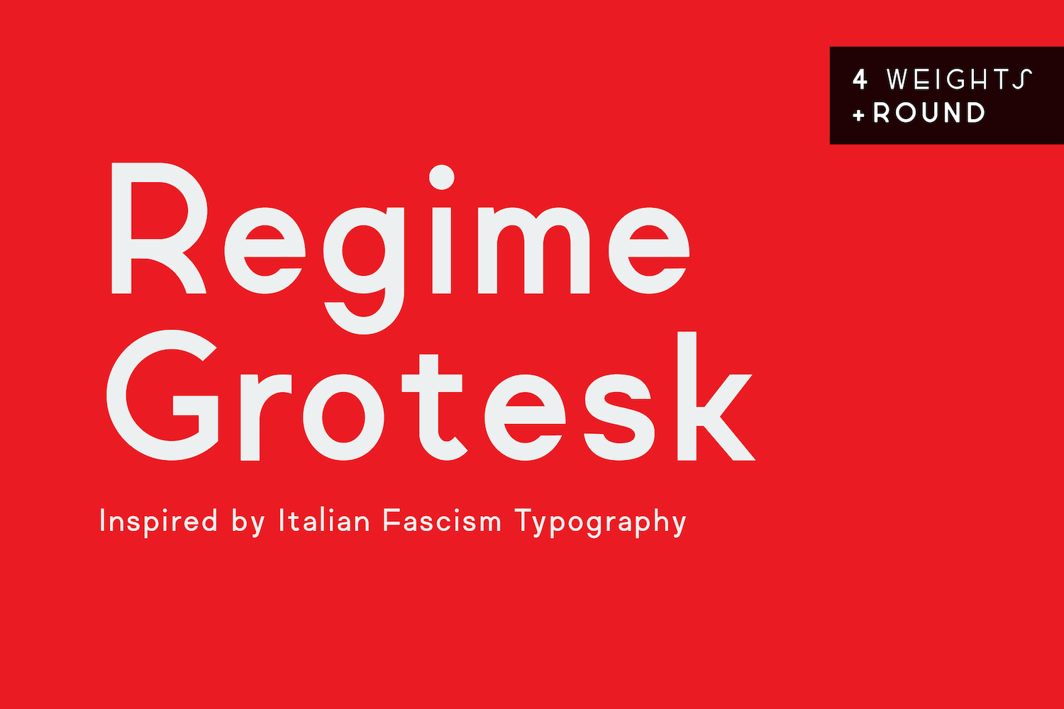 Regime Grotesk - Modern Font Family