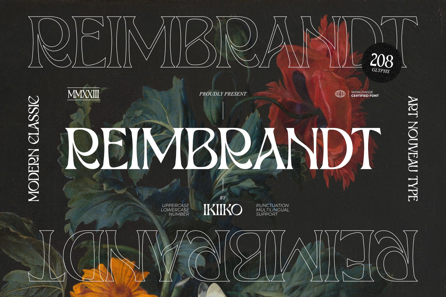 Reimbrandt - Art Nouveau Font