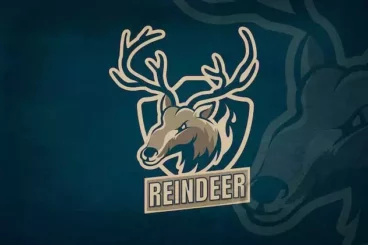 First alternate image for Reindeer Esports Logo Template