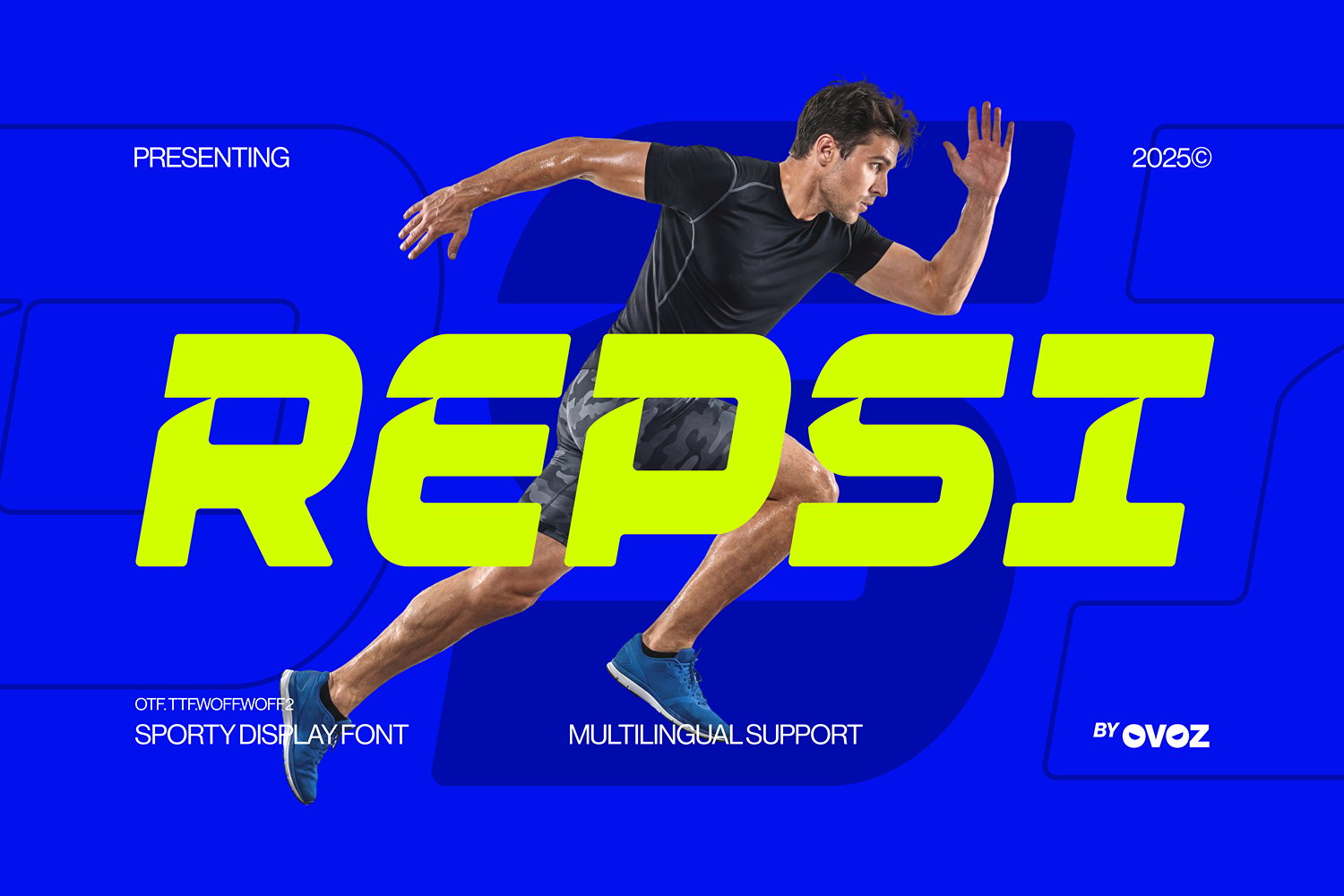 Repsi - Action & Sports Font
