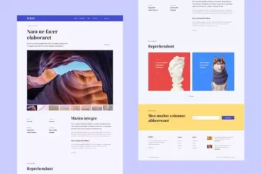 Second alternate image for Responsive Website Template for Sketch