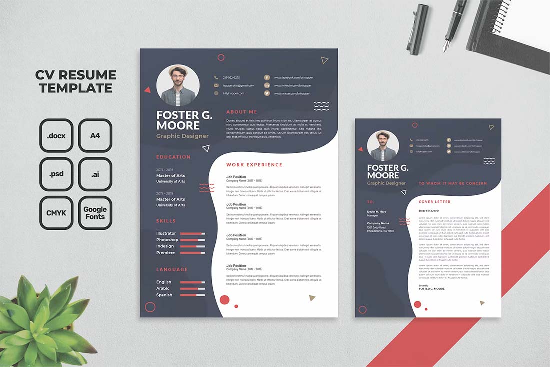 resume skills examples for designer