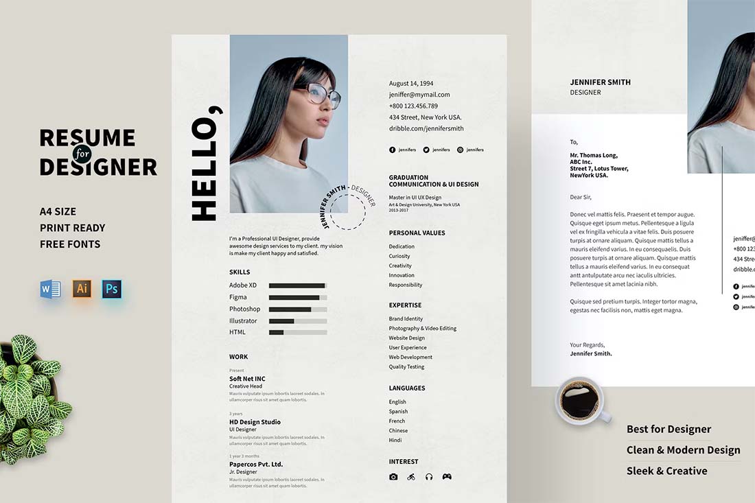 resume-5 10 Skills Every Designer Needs on Their Resume design tips 