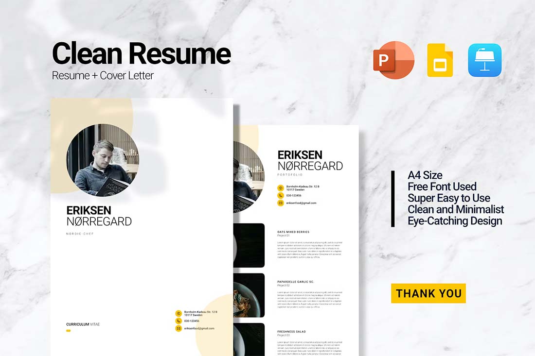 powerpoint presentation resume sample