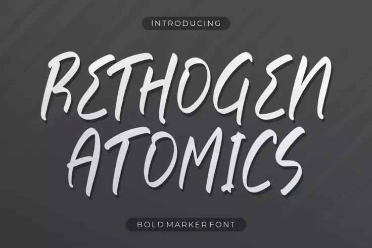 View Information about Rethogen Atomics Bold Marker Font