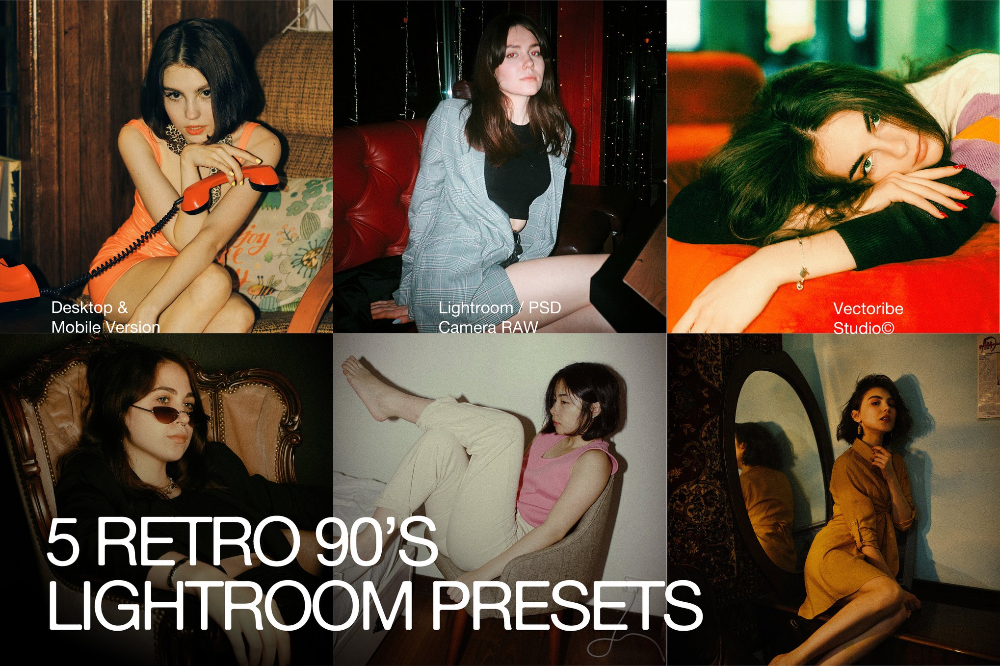 Retro 90s Lightroom Presets