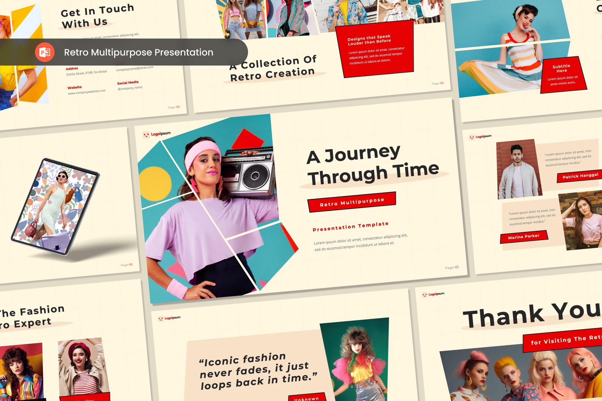 Retro Multipurpose Presentation for PowerPoint
