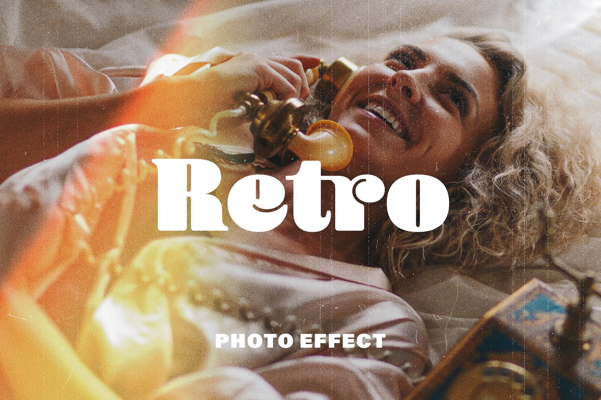 Retro Overlay Photo Effect for Photoshop