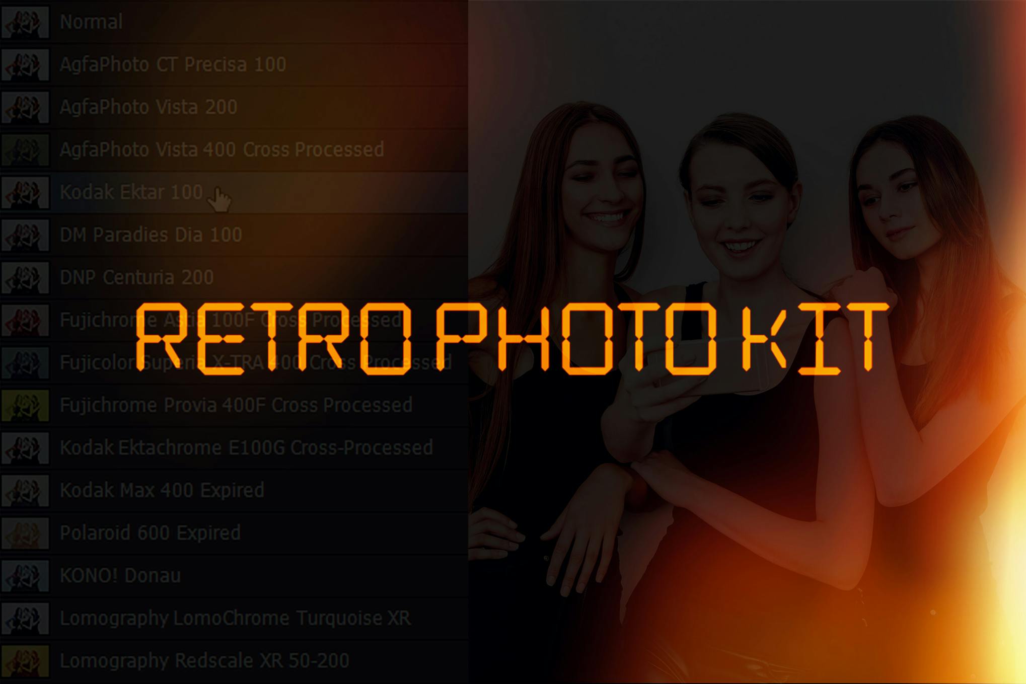 Retro Photo Kit Photoshop Actions