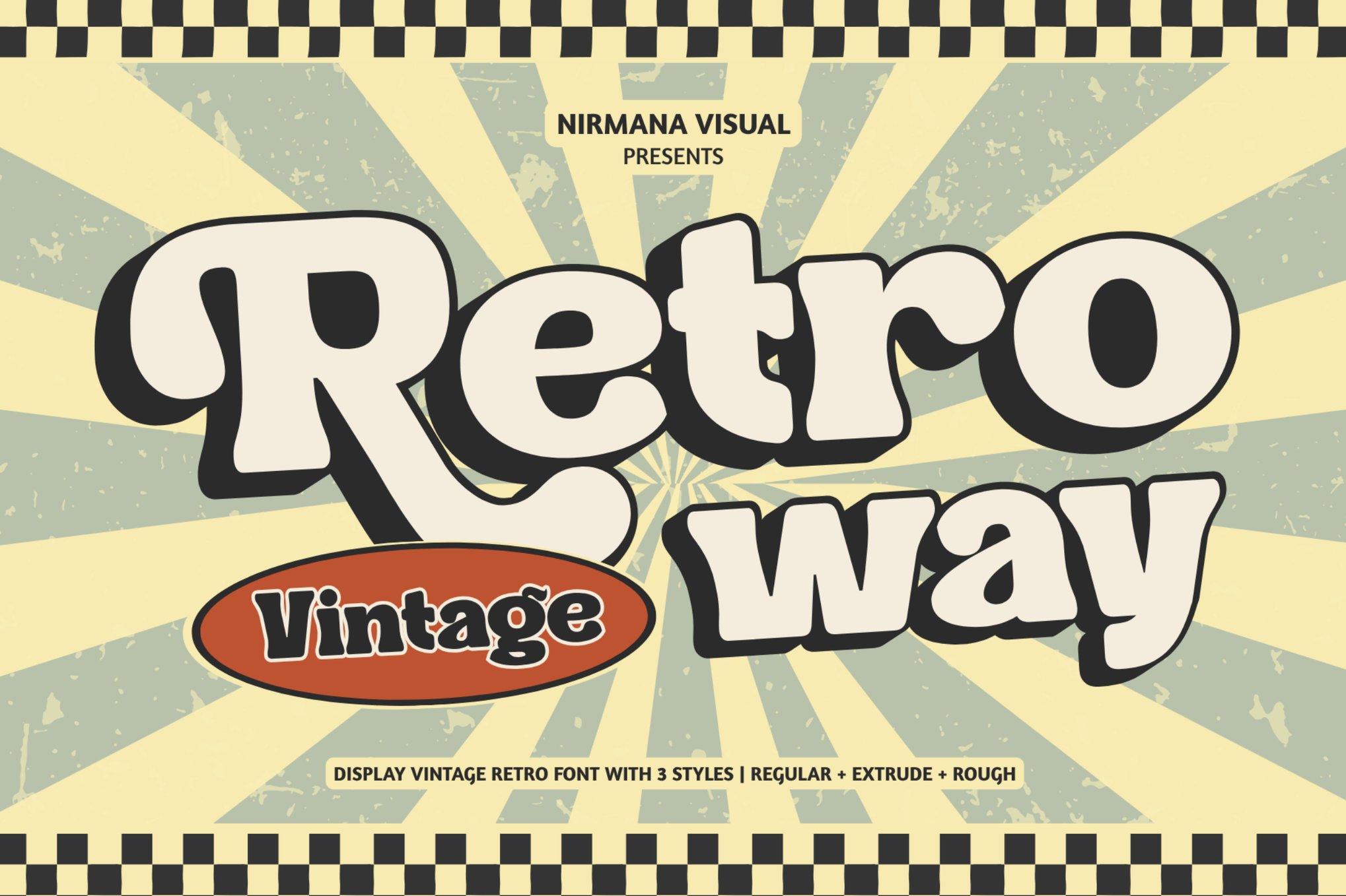 Retro Way - Vintage Logo Font