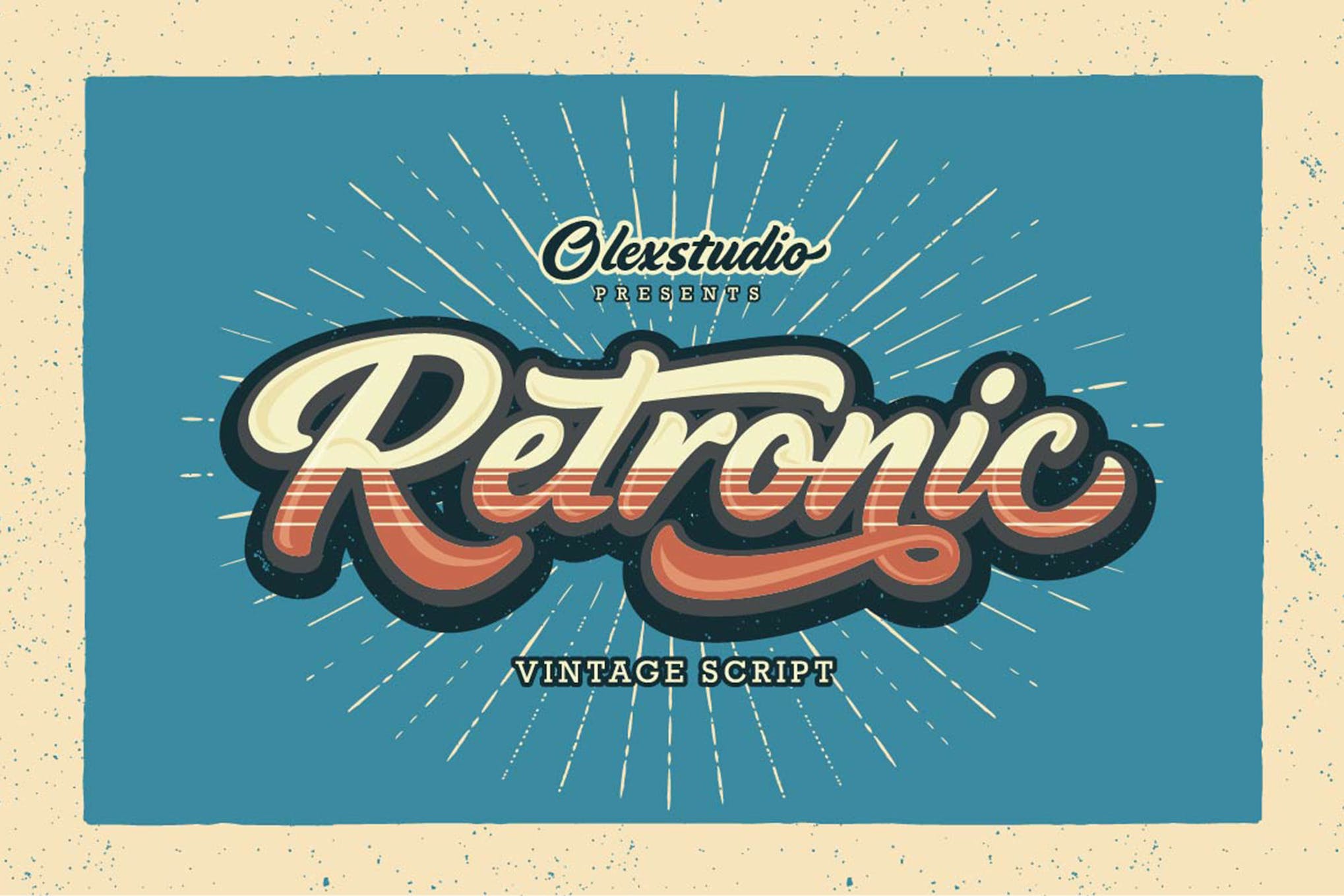 RETRONIC - Vintage 50s Diner Font