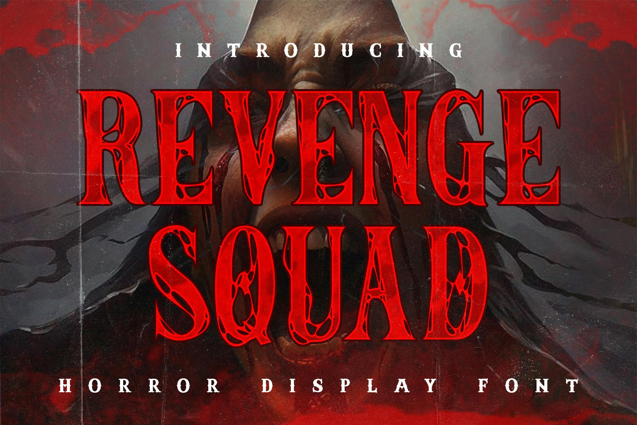 Revenge - Squad Metal Horror Font