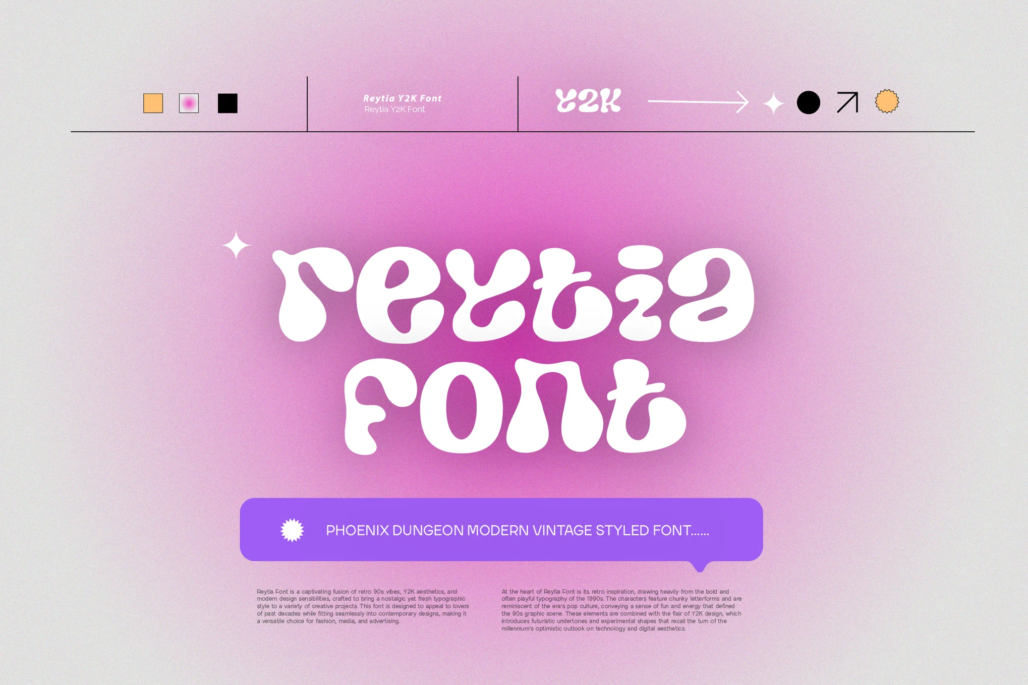 Reytia - Y2K Font