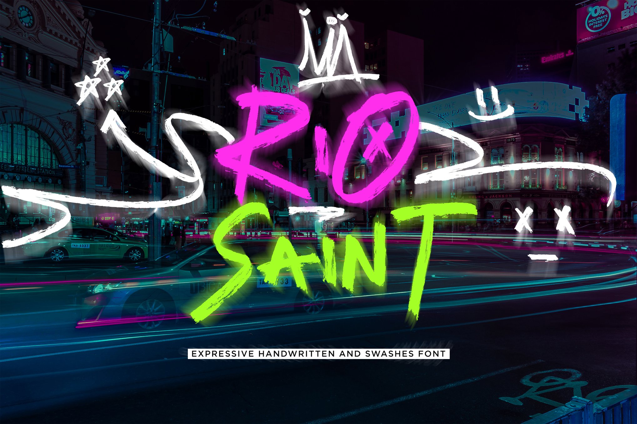 Rio Saint - Brazilian Brush & Swash Font