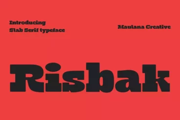 Risbak Creative Font