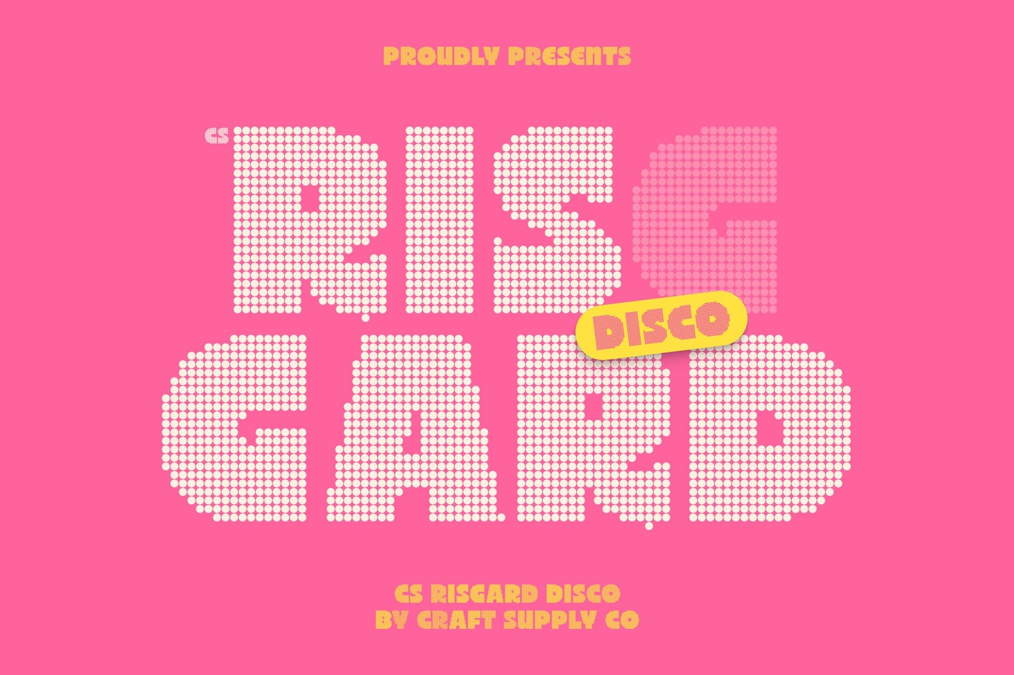 Risgard Disco - Retro Decorative Font