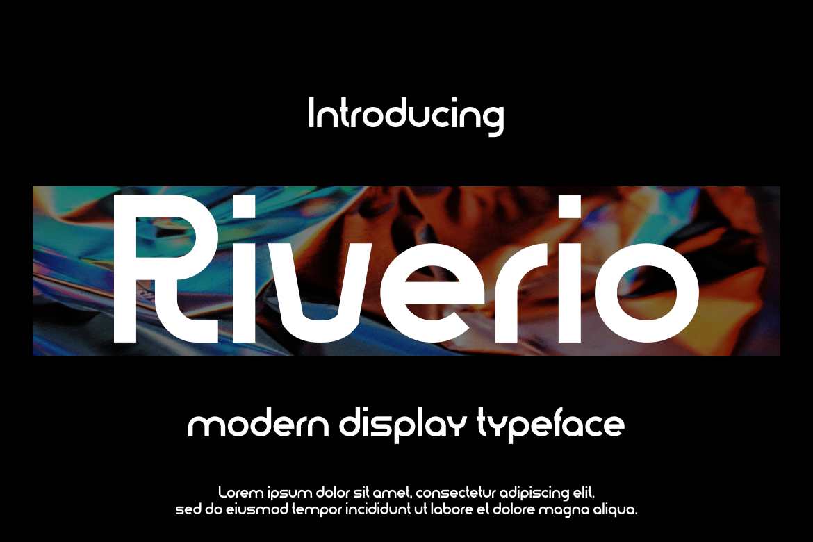Riverio - Modern Brazilian Style Font