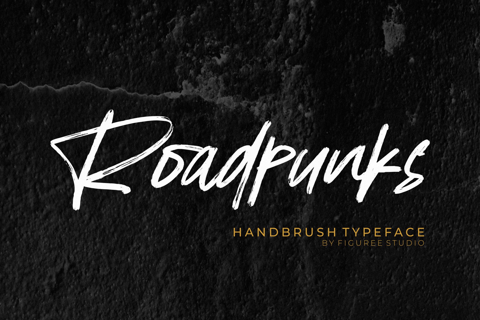 Roadpunks - Natural Handbrush Font