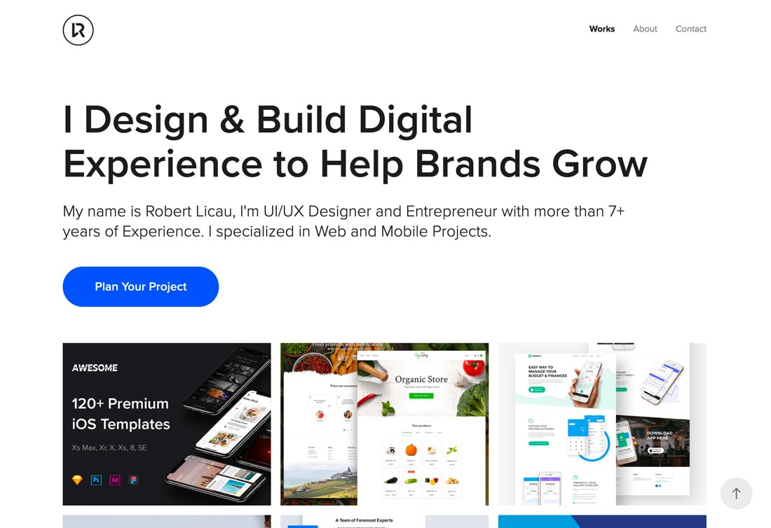 robertl 10+ Best Free Portfolio Website Tools & Templates in 2021 design tips 