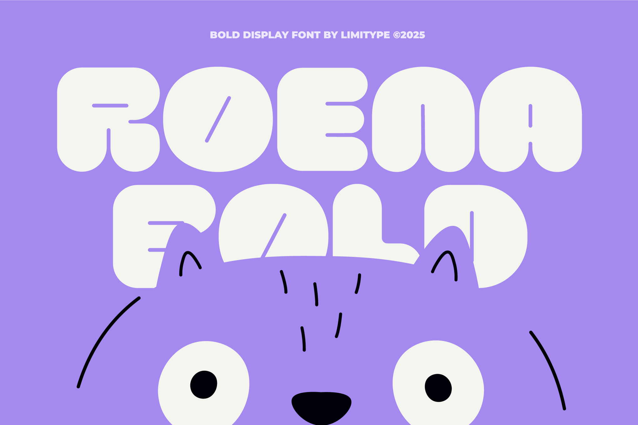 Roena - Bold Thick Font