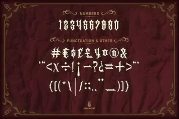 Second alternate image for Rogusta Font