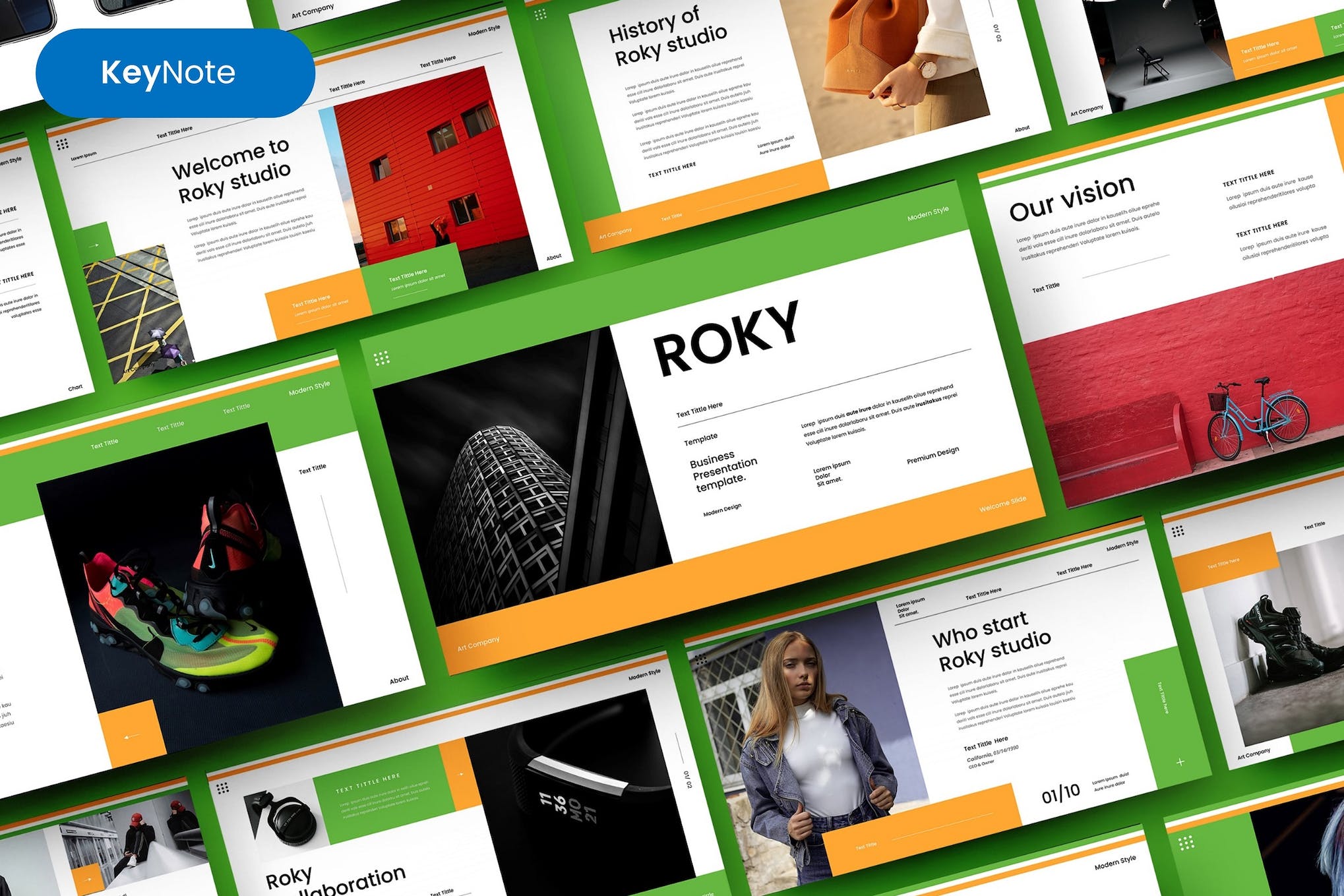 Roky - Animated Business Keynote Template