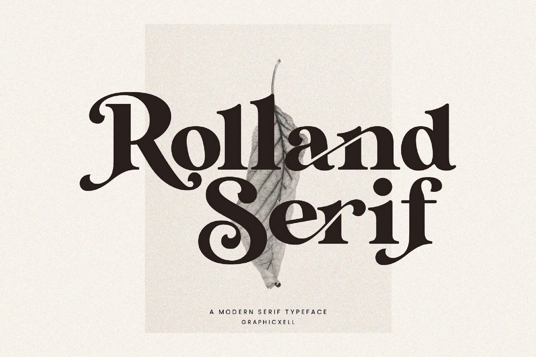 Rolland - Ligature Serif قلم