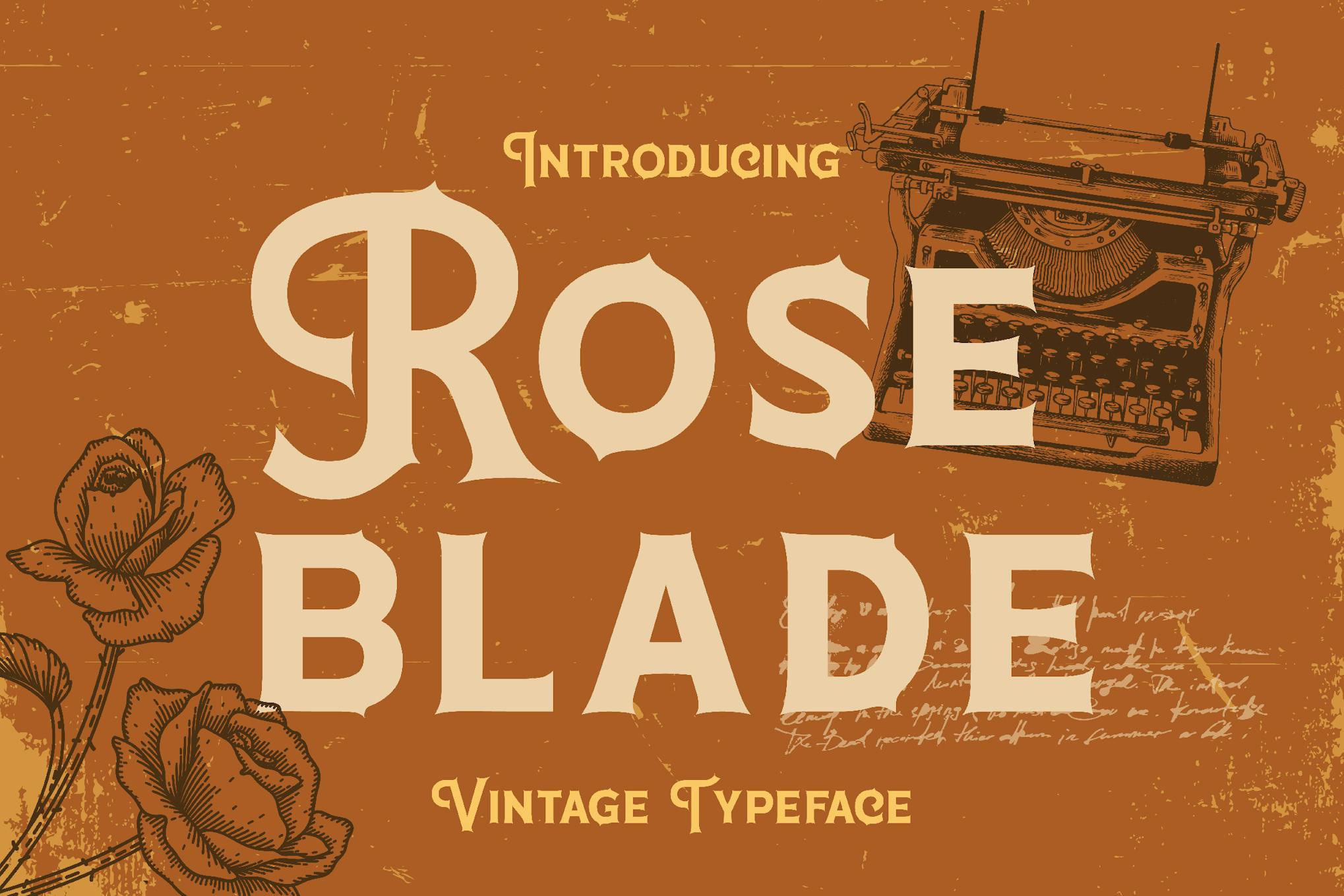 Roseblade - Classic Westren Font