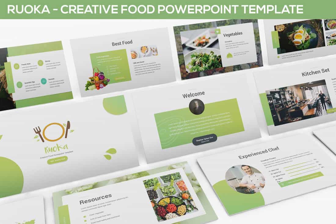 rouka-food 20 Stylish PowerPoint Color Schemes design tips 