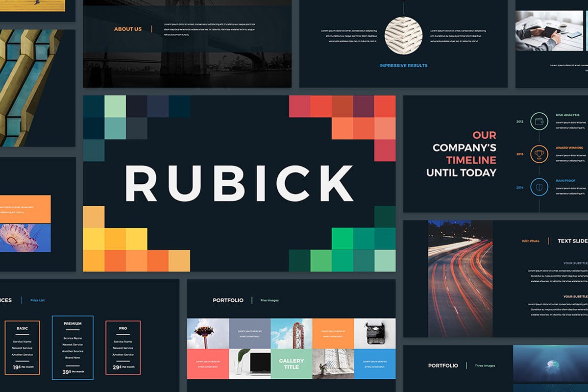 Rubick - PowerPoint Presentation Template