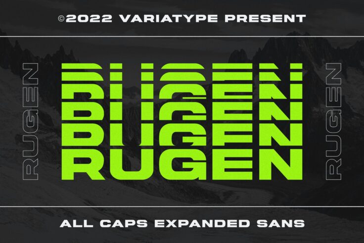 View Information about Rugen All Caps Expanded Font