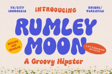 Rumley Moon Funky Font