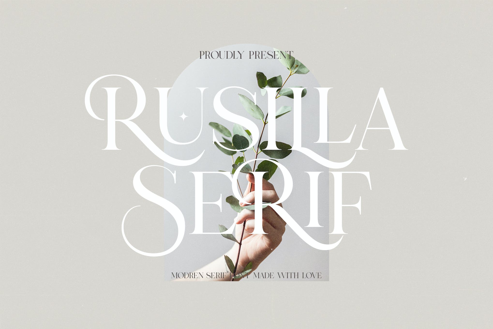 Rusilla Serif - Font Sinematik Elegan