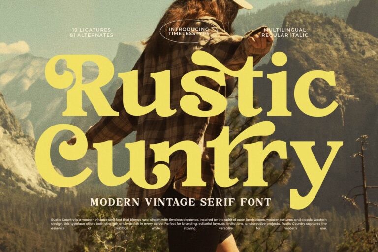 40+ Best Rustic Fonts 2026 (Free & Premium) | Design Shack