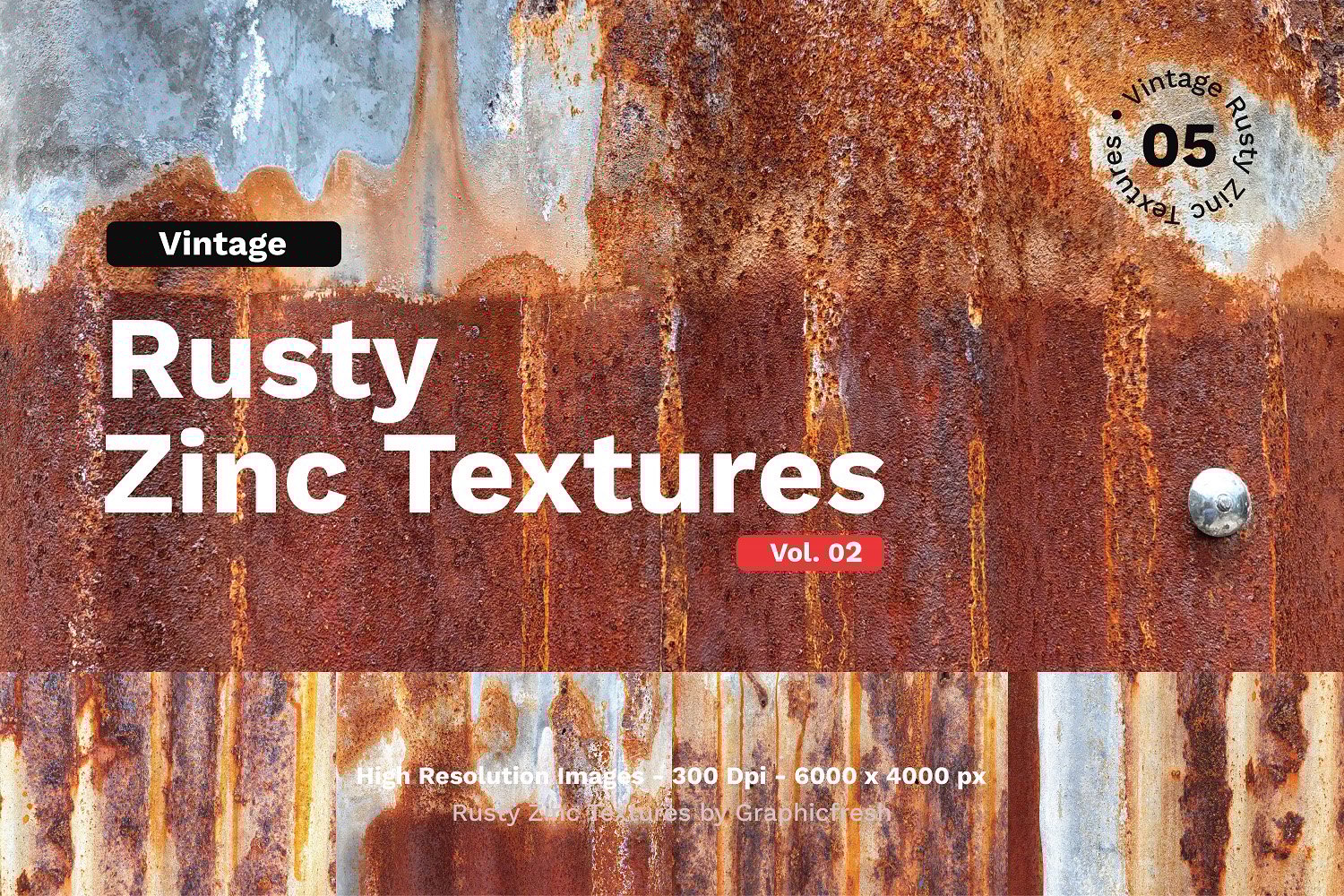 Rusty Zinc Weathered Textures